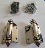 2x Self Closing Glass Pool Fence Gate Hinge 1 pair Hinges Stainless Steel
