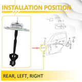 Rear Door Check Strap Stopper Passenger & Driver