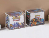 Premium Acrylic Display Case For Pokémon Booster Box Elite Trainer Magnetic Lid
