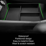 Center Console Armrest Storage Organiser Lower Console Tray