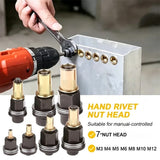Nut Tool M3-M12 Carbon Steel Rivnut Set