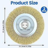 2x Wire Wheel Brush