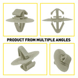 100x Clips Fit Exterior Side Moulding Door Plastic Trim Panel