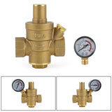Brass Water Pressure Reducing Regulator Valves With Gauge Audjustable