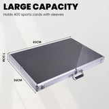 Sports Card Display Case Aluminum Glass Trading Card Display Case