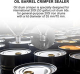 Oil Barrel Crimper Sealer 35mm 70mm 200L Drum Cap Seal Barrel Crimping Tools AU