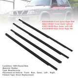4PCS Door Window Weatherstrip Mould Kit