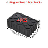 4Pcs Ramp Jacking Rubber Blocks Universal Scissor Car Lift Pad