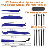 Car Retainer Clips 950Pcs Auto Pins Push Clip Nylon Bumper Fender Rivet Push Pin