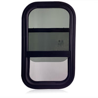 RV Window 700x400mm Horizontal Slide Camper Window Waterproof Round Corner