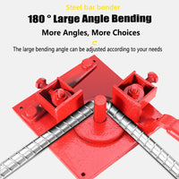 Manual Steel Bar Bender Rebar Bender Portable Construction Building Bending Tool