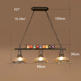 Pool Table Pendant Light Island Light Billiard Balls Hanging Light