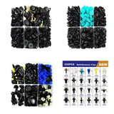 Car Retainer Clips 950Pcs Auto Pins Push Clip Nylon Bumper Fender Rivet Push Pin