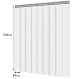 Coolroom Door Strip Freezer Room Curtain with Hanging Rail Kit