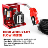 Electric Diesel Fuel Transfer Pump Self-Priming 150W 12V 120L/Min Oil Extractor