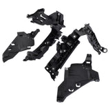 Headlight Mounting Support Bracket + Plate 4Pcs Kit