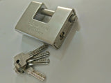 High Security 90mm Padlock Container Monoblock Garage Trailer Lock Box Shutter