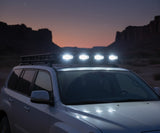 UNIVERSAL 4X4 ROOF TOP BAR DRIVING POD LIGHTS LENS OFFROAD FOG SPOT HEAD LAMPS
