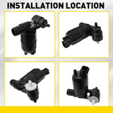 Front Windscreen Washer Pump Wiper Fluid Motor