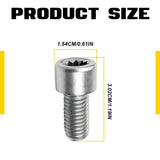 6PCS Axle to Transmission Spline Bolts N90441103 For Audi VW Seat Skoda M10x20