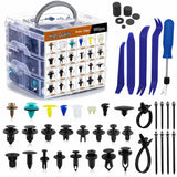 Car Retainer Clips 950Pcs Auto Pins Push Clip Nylon Bumper Fender Rivet Push Pin
