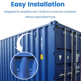 10PCS Shipping Container Air Vent Kit Heavy Duty Shipping Container Blue
