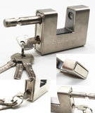 High Security 90mm Padlock Container Monoblock Garage Trailer Lock Box Shutter