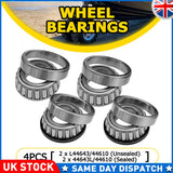 4x Trailer Wheel Bearings Hub Jetski,Boat,Bike,ATV High Quality Kit-44643/10