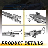 Pair Rear Brake Shoe Adjusters Kit For Renault Captur