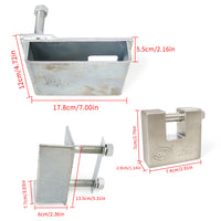 Shipping Container Lock Box + Pad Lock Set Security - FAST DELIVERY