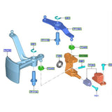 For Ford Fiesta Mk8 Gear Selector