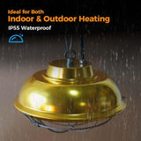Chicken Coop Heat Lamp 150W-300W Brooder Heating for Chicks Hanging Halogen lamp