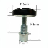 2 PACK Auto Car Lift Telescopic Round Tray Rubber Pads Peg 2-Stage Screw-up Pads