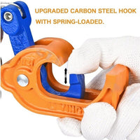Drum Lifter Chain With Self-Locking Hook 1000 LBS Vertical Lift - 44 gallon drum