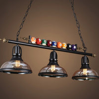 Pool Table Pendant Light Island Light Billiard Balls Hanging Light
