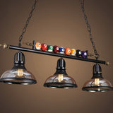 Pool Table Pendant Light Island Light Billiard Balls Hanging Light