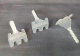 Spin Tile Leveling System Starter Kit 2mm (200 x Base Tile Spacers, 100 x Caps)