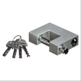High Security 5 Pack 70mm Container Padlock with 3 Keys Garage Trailer Lock Box