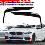 2X Front Bumper Fog Light Eyelid Cover Trim