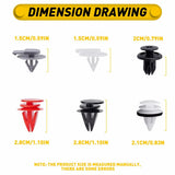 Fender Wheel Arch Trim Clips Fasteners