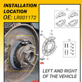 Parking Brake Shoe Accessory Kit