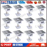 12x Solar Panel Middle Clamps Aluminium Center Clamp Mount Clip Mounting Bracket