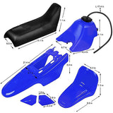 Plastics Kit PW50 PY50 Motorcycle Full Complete Plastics Fairing Kit Blue