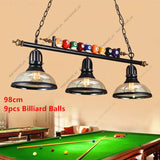 Pool Table Pendant Light Island Light Billiard Balls Hanging Light
