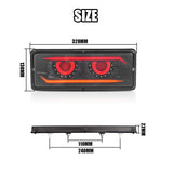 2X LED Tray Back Ute Trailer Truck Flowing Turn Signal Tail Brake Lights