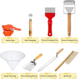 30pc Beekeeping Equipment Tool Bee Hive Smoker Queen Catcher Beehive Supplie Kit