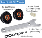 Steering Cylinder Seal HS5157 + Bracket Puller + Bleed Kit
