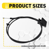 Bonnet cable 2008-2019 Bonnet Release Cable Control