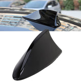 Shark Fin Antenna Black Cover Radio FM/AM Booster Signal Decor Car Accessories