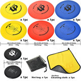 8pcs Golf Starter Set Disc Golf Putter Flying Golf Disc Set Games Toy Adult Kid